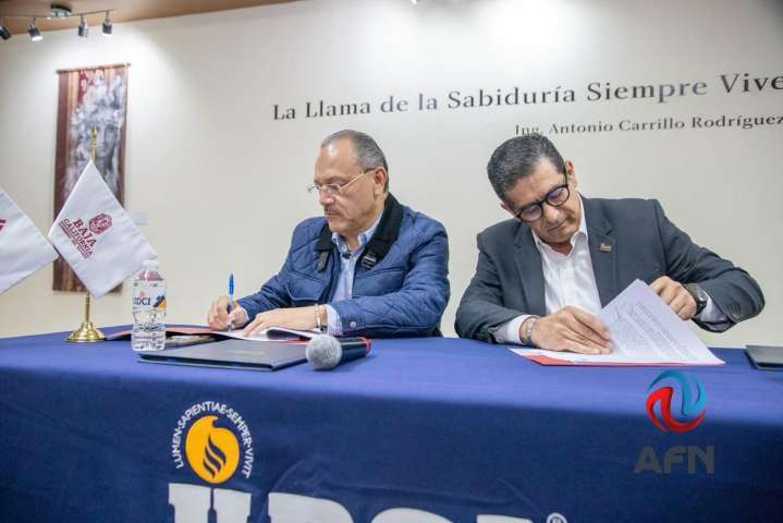 Firmaron convenio de colaboración la CESPT y la Universidad de las Californias