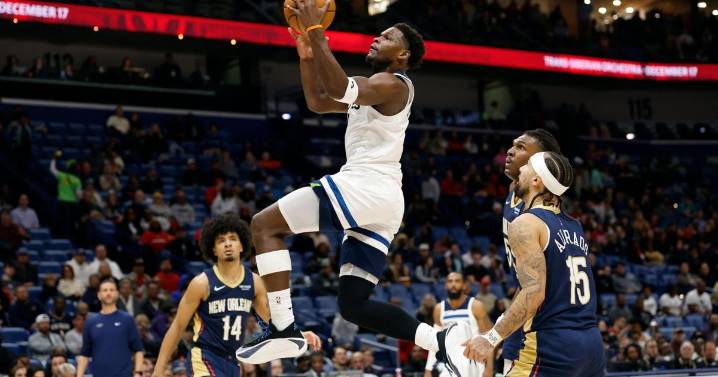 Anthony Edwards' late layup forces OT, as Timberwolves edge Pelicans 149