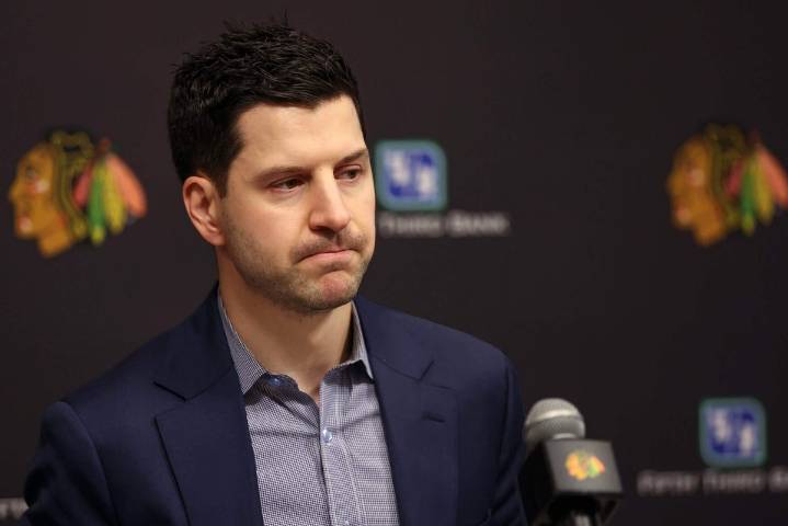 Blackhawks GM Kyle Davidson isn't ready to say 'I told you so'