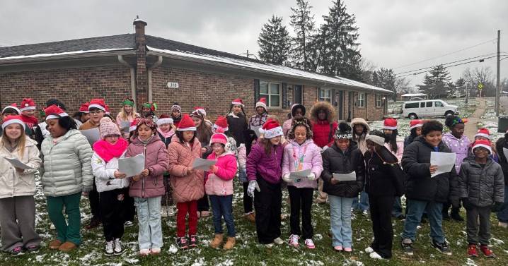 Lansdowne Elementary choir of 60 students goes Christmas caroling