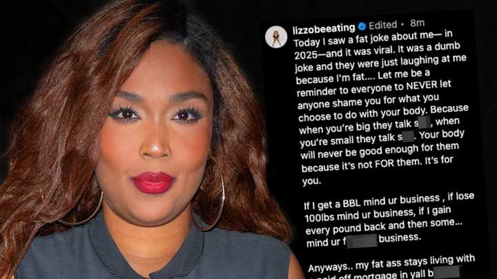 Lizzo Slams Trolls for 'Dumb Joke' About Her Weight in Fiery Instagram Post