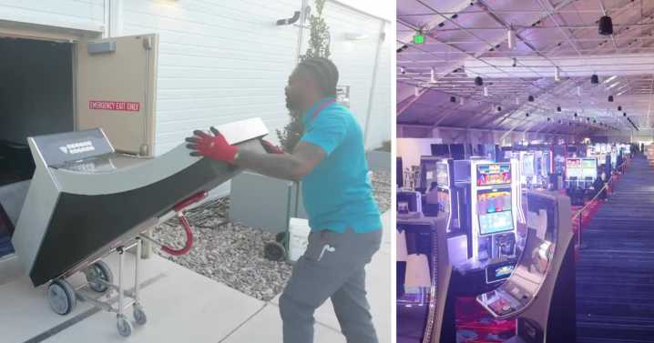 Inside look at Live Casino Petersburg: Final slot machines installed