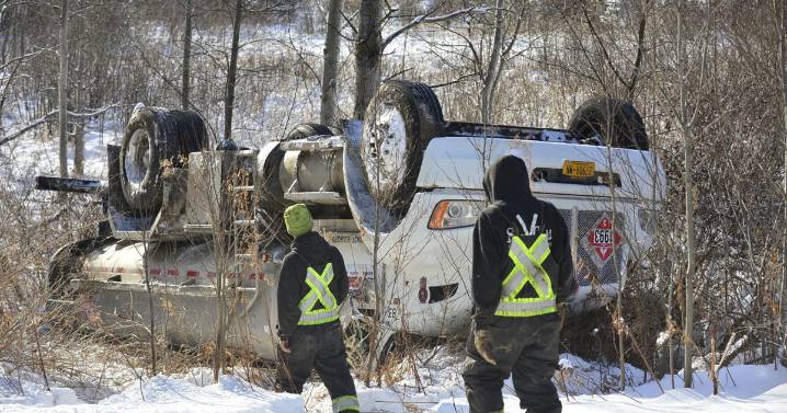 PHOTOS: Fuel tanker rolls over in Wethersfield