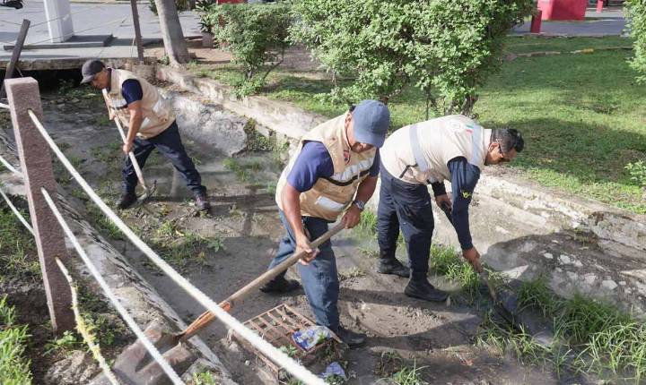 Gobierno de Isla Mujeres refuerza los trabajos preventivos ante el Frente Frío 19
