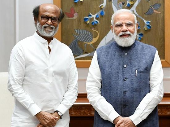 "His performances have captivated generations": PM Modi sends warm birthday wishes to "Thiru" Rajinikanth Photo Source: ANI [ FULL VIEW ]