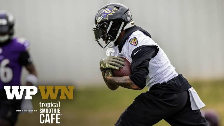 Rashod Bateman Sidelined; Tee Higgins Won't Play for Bengals