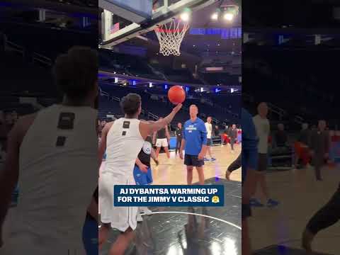 AJ Dybantsa getting warmed up 😮‍💨