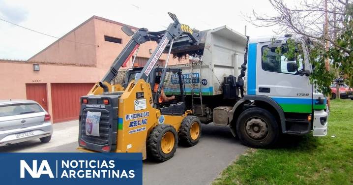 José C. Paz refuerza operativos de limpieza y embellecimiento en los barrios