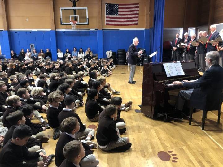 RMA’s The Melody Men Bring Lessons and Music to Brunswick Students