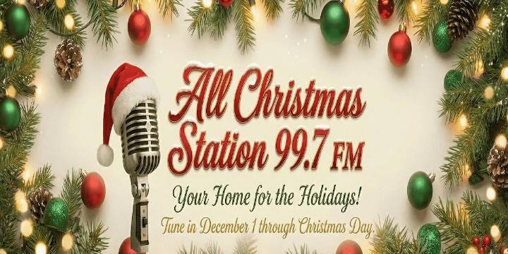 New 24/7 Christmas station debuts on 99.7 FM in Grand Island