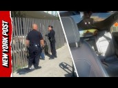 Mom and Daughter Freak When Random Man Pops Out of Trunk in Self