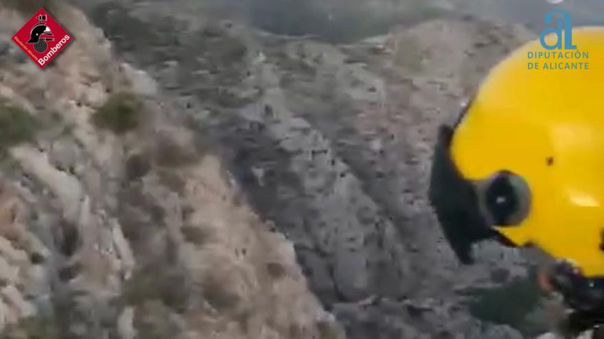 Rescate al anochecer en Tormos