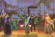 Supriya Sule, Mahua Moitra and Kangana Ranaut Seen Dancing Together at Naveen Jindal’s Daughter’s Wedding; Video Goes Viral