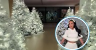 Kim Kardashian es criticada por sus decoraciones navideñas “exageradas”: así luce su casa