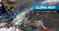 Vaguada y río atmosférico provocarán lluvias fuertes esta noche; así el clima en México