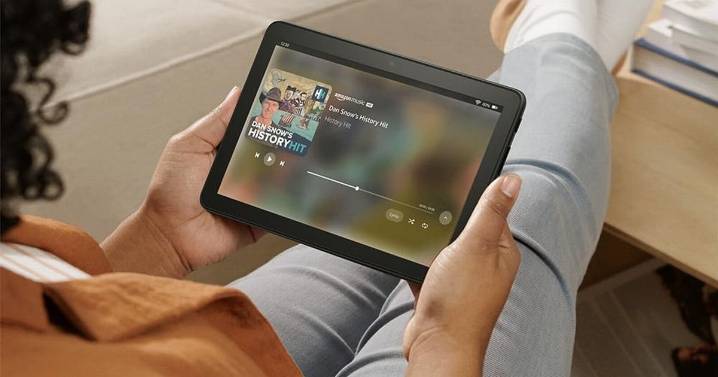 Discounted Fire HD tablet like an iPad but at a fraction of the price