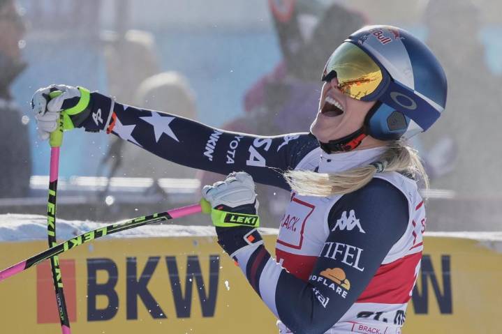 Lindsey Vonn, 41, wins World Cup downhill to start her Olympic season
