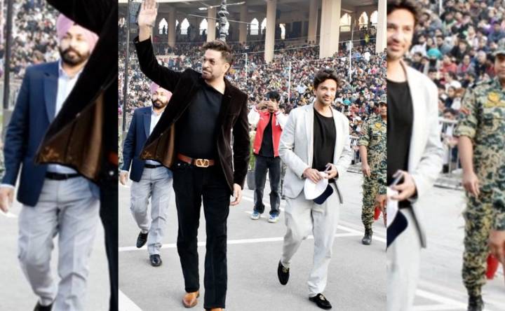 Rajat Bedi attends Beating Retreat ceremony at Attari