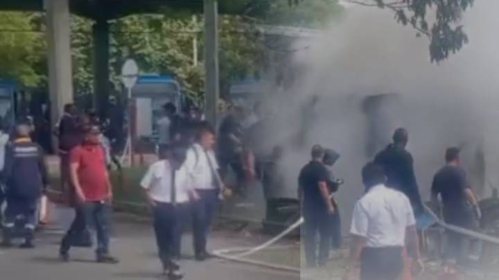 Incendio en el patio del MIO, en Bochalema, activó alertas entre operarios y vecinos