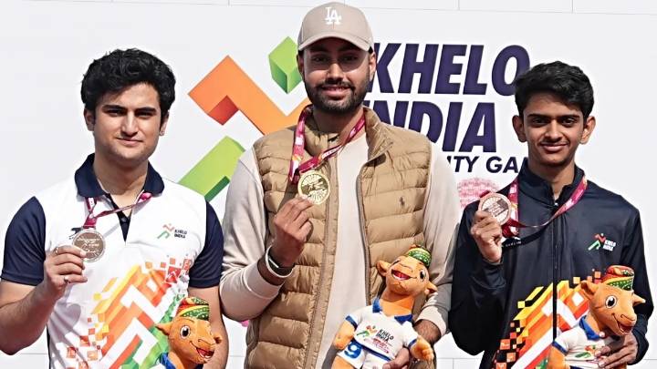 Sartaj Tiwana overcomes personal adversity to clinch 50m Rifle 3P gold at Khelo India University Games 2025