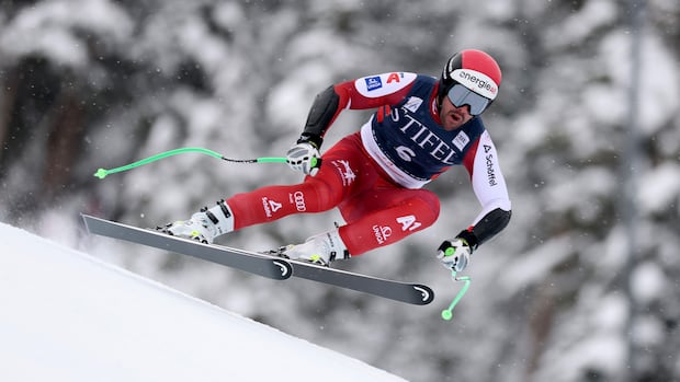 Austria's Kriechmayr wins weather-shortened World Cup super-G at Beaver Creek; Canada's Crawford 7th