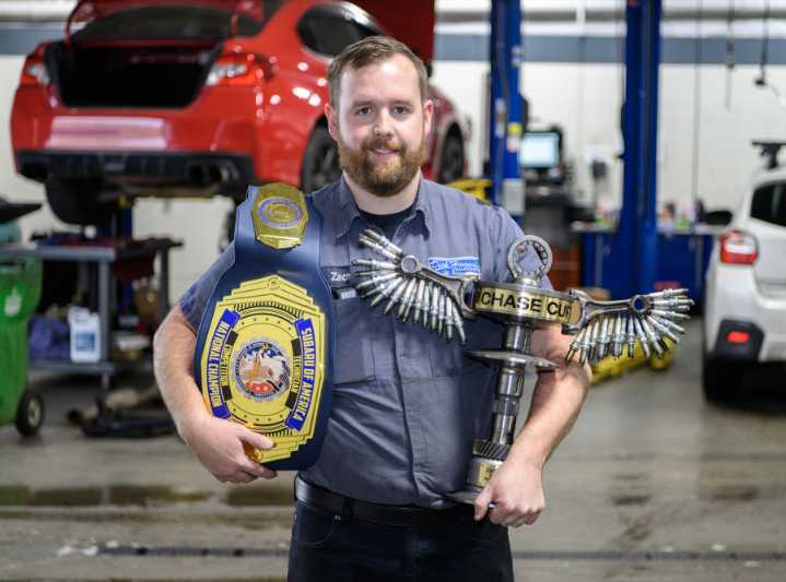 Vancouver Subaru mechanic wins national technical challenge at headquarters