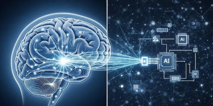 ¿El cerebro piensa como una inteligencia artificial? Un avance conecta la comprensión humana con la digital