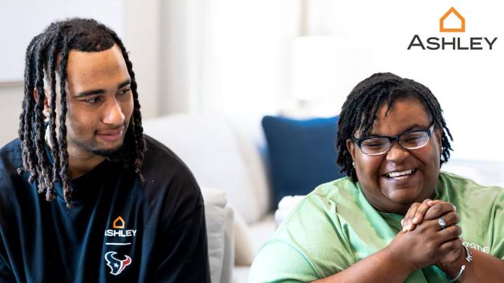 Ashley, C.J. Stroud, and Zachery Dereniowski Surprise Community Leader Ashly Scott