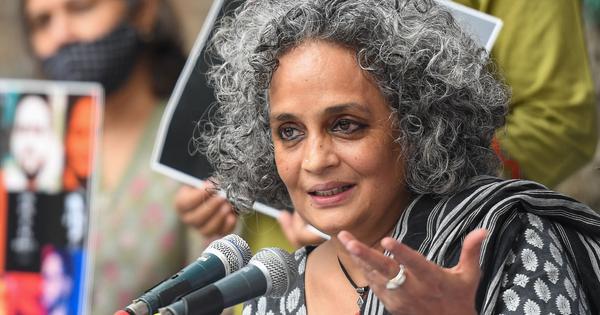 SC rejects plea challenging Arundhati Roy’s book cover showing her smoking