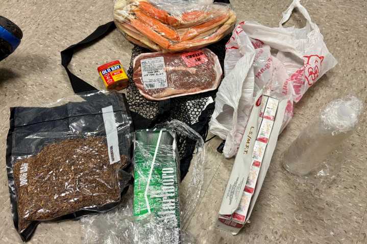 Drone drops steak and crab legs for prisoner feast but South Carolina guards find it first