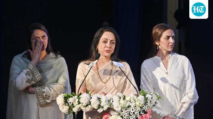 Hema Malini cries while talking about Dharmendra’s unfinished dreams