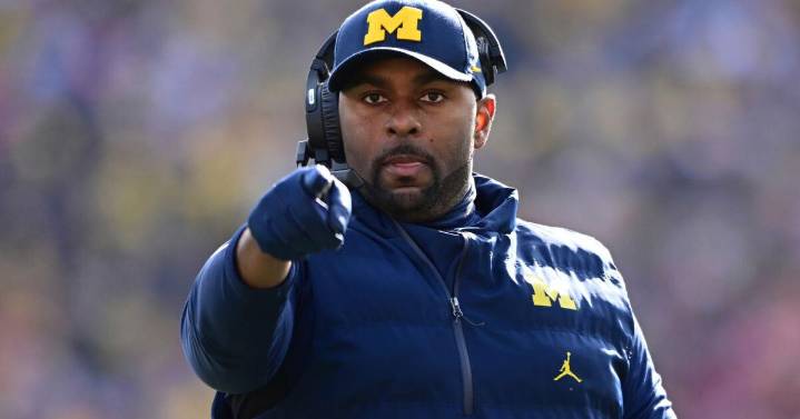 Ex-Michigan coach Sherrone Moore charged with stalking