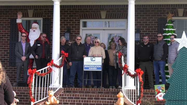 Local family wins December Logan County Chamber of Commerce Beautification Award