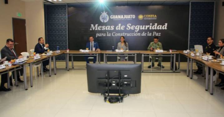 Fortalece estrategia Guanajuato: Mesa de Seguridad revisa operativos y coordinación interinstitucional