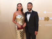 Chrissy Teigen Daughter Luna Presents Homemade ‘Courage Award’ to Mom in a Gut