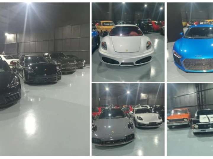 La empresa de la jubilada dueña de la mansión asociada a Toviggino y “Chiqui” Tapia tiene 120 autos a su nombre: una Ferrari, varios Porsche y más