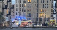 Glasgow fire services tackle major blaze in eight-storey building in Battlefield