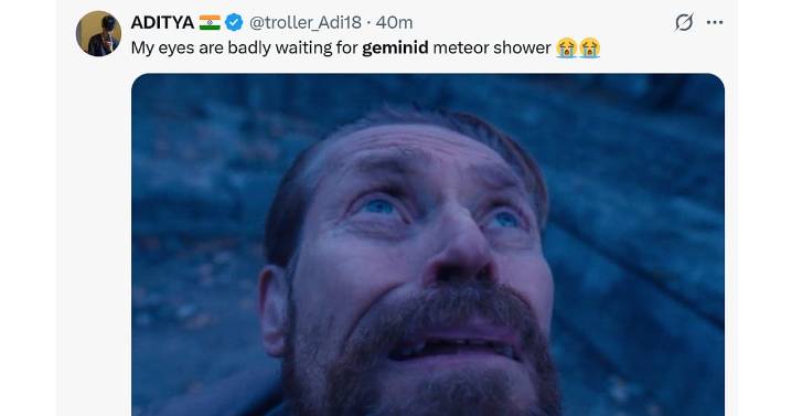 Science Geminid meteor shower: Photos, memes and all you need to know