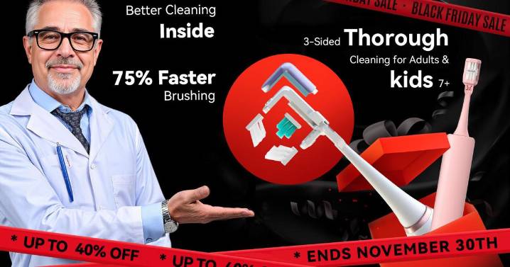 HEISR's Kickstarter-Favorite 3-Sided Toothbrush Returns to the U.S. for Black Friday, Offering Faster, Deeper, and Gentler Daily Cleaning