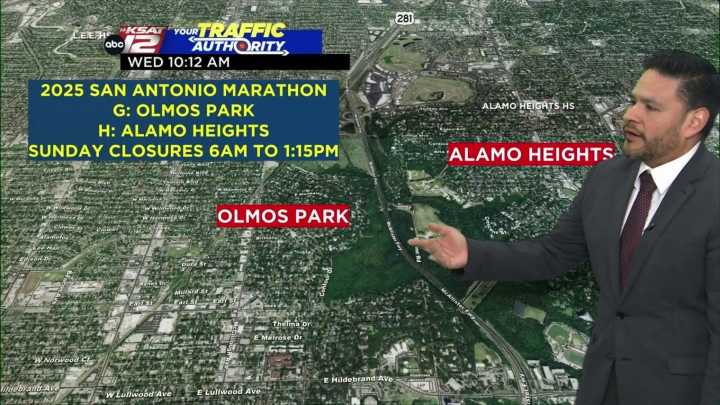 Street closures to know about during the San Antonio Marathon
