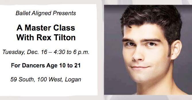 Ballet Aligned to host master class with former Ballet West principal dancer Rex Tilton