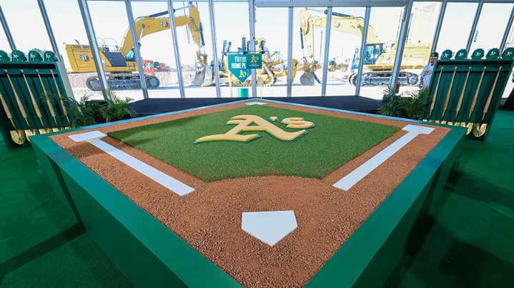 A's on track for 2028 Vegas stadium opening, officials say