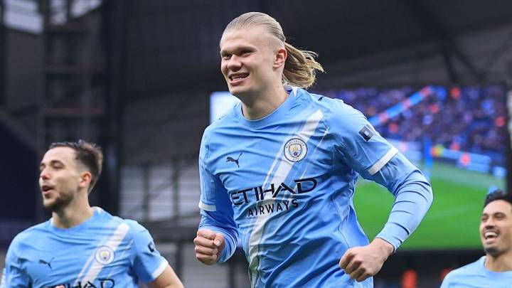 Man City's Erling Haaland breaks Alan Shearer record with 100th goal