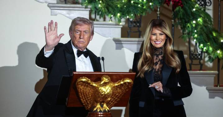 Trump and Melania Have Themselves an Awkward Little Xmas