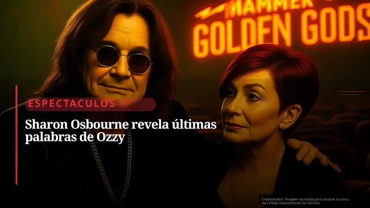 Sharon Osbourne testifica los últimos momentos de Ozzy Osbourne