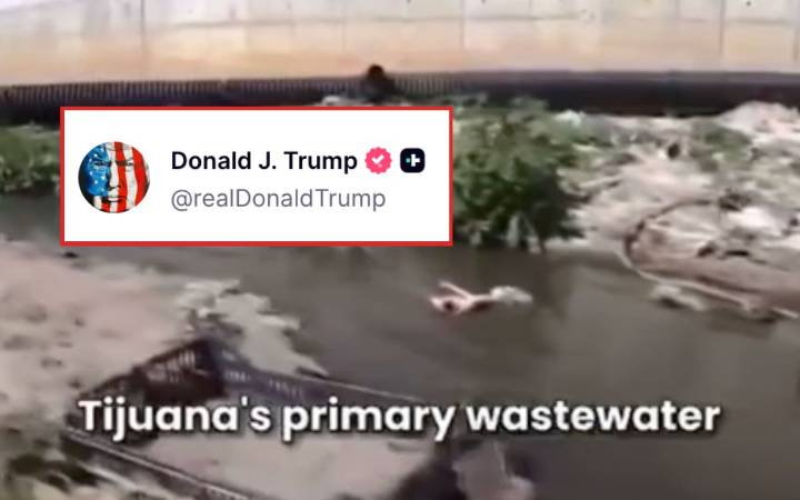 Trump se lanza contra alcantarillado de México en la frontera: Debe solucionarlo 'INMEDIATAMENTE'