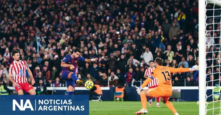 Barcelona venció al Atlético de Madrid y se afianzó en la cima de La Liga