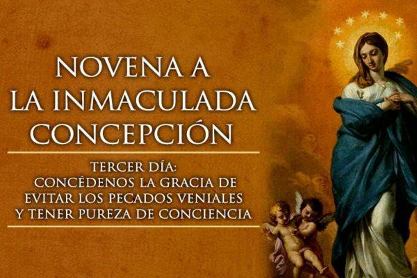 Tercer Día de la Novena a la Inmaculada Concepción