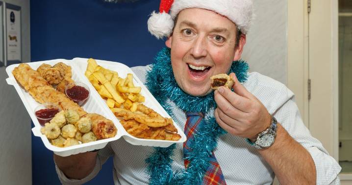 An award-winning Scots chip shop offers a full deep fried Christmas dinner