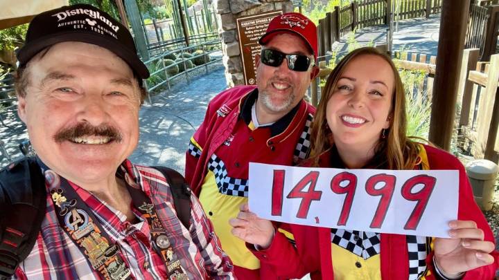 Disneyland diehard to set record with 15,000th ride on Radiator Springs Racers